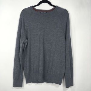 Banana Republic Italian Merino Wool Baruffa crew